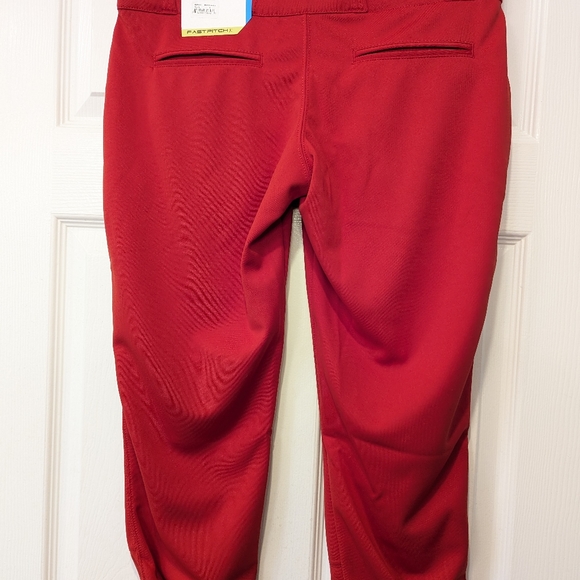 NWT Champro Fast pitch Womens Red elastic leg opening Softball Pants size Large - Picture 8 of 8